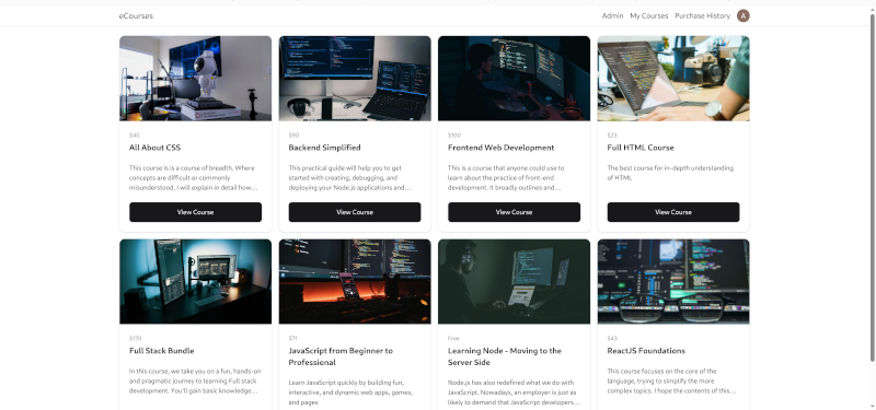 eCourses LMS